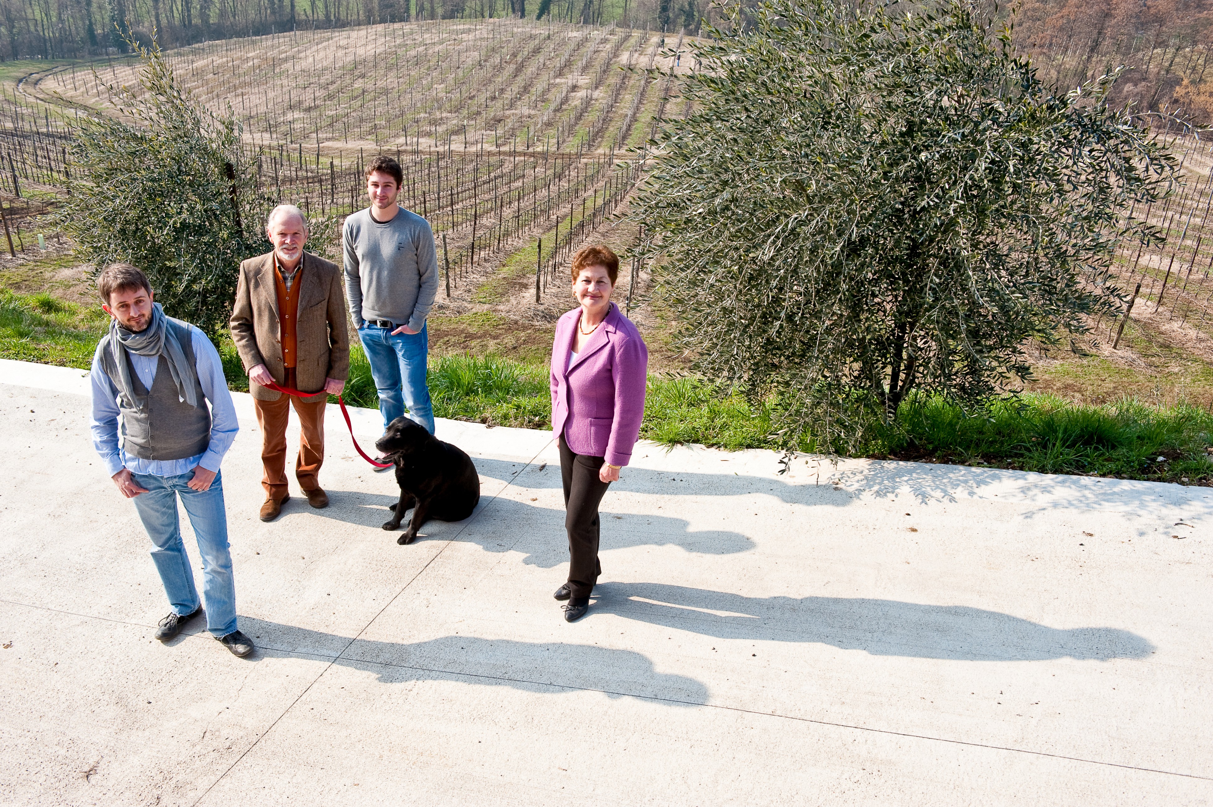 Cristiano, Giuliano, Giorgio, Miralda Todeschini