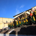 la piazza di Breganze il giorno della Prima del Torcolato che si svolge sempre la terza domenica di gennaio -Photo Stella